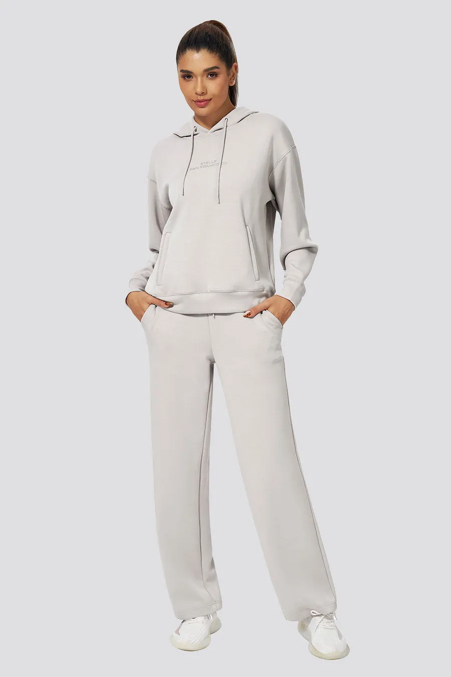 2 Piece Lounge Set | Oversized Sweatshirt and Sweatpants with Pockets