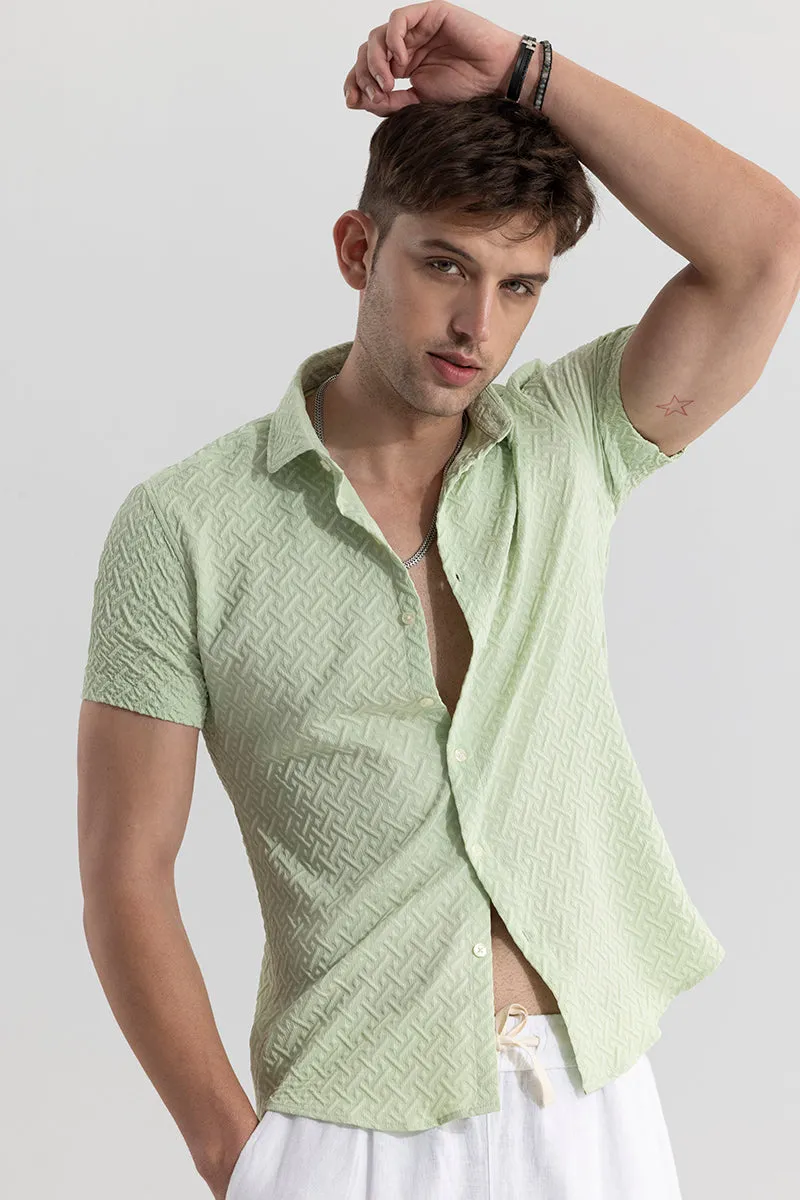 Airy Allure Green Shirt