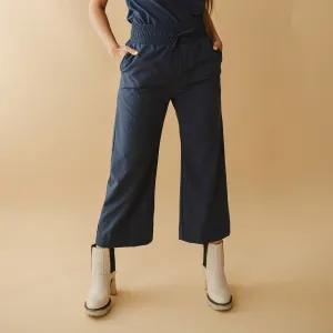 Audrey Wide Leg Pants, Indigo