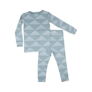 Blue Triangles Two-Piece Set