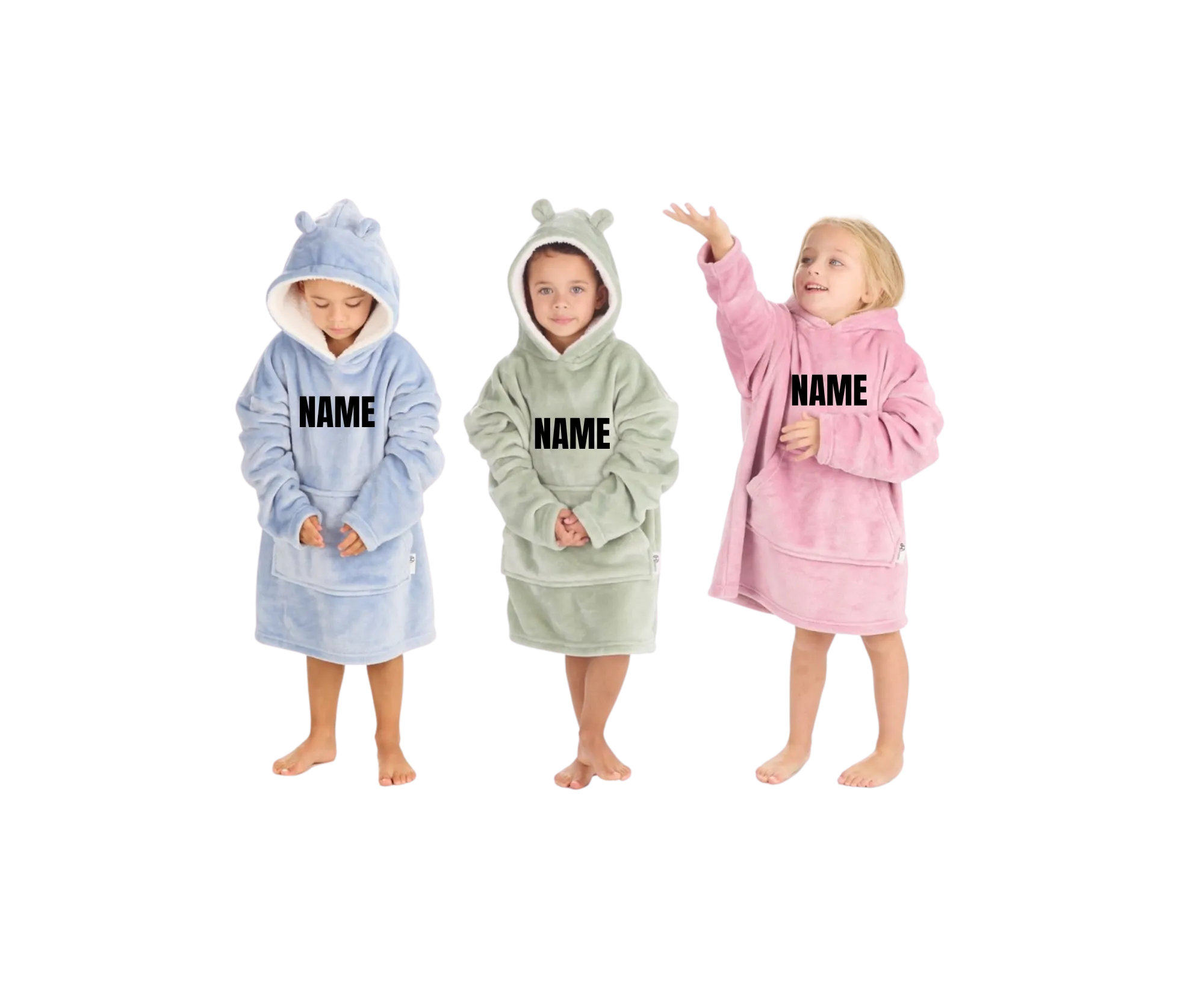 Embroidered Oodie - ONE SIZE (3-6Yrs)