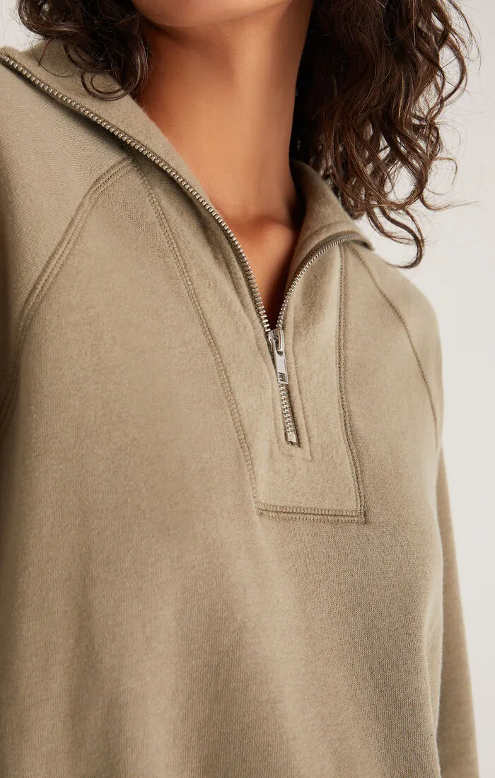 Emery Contrast Quarter Zip