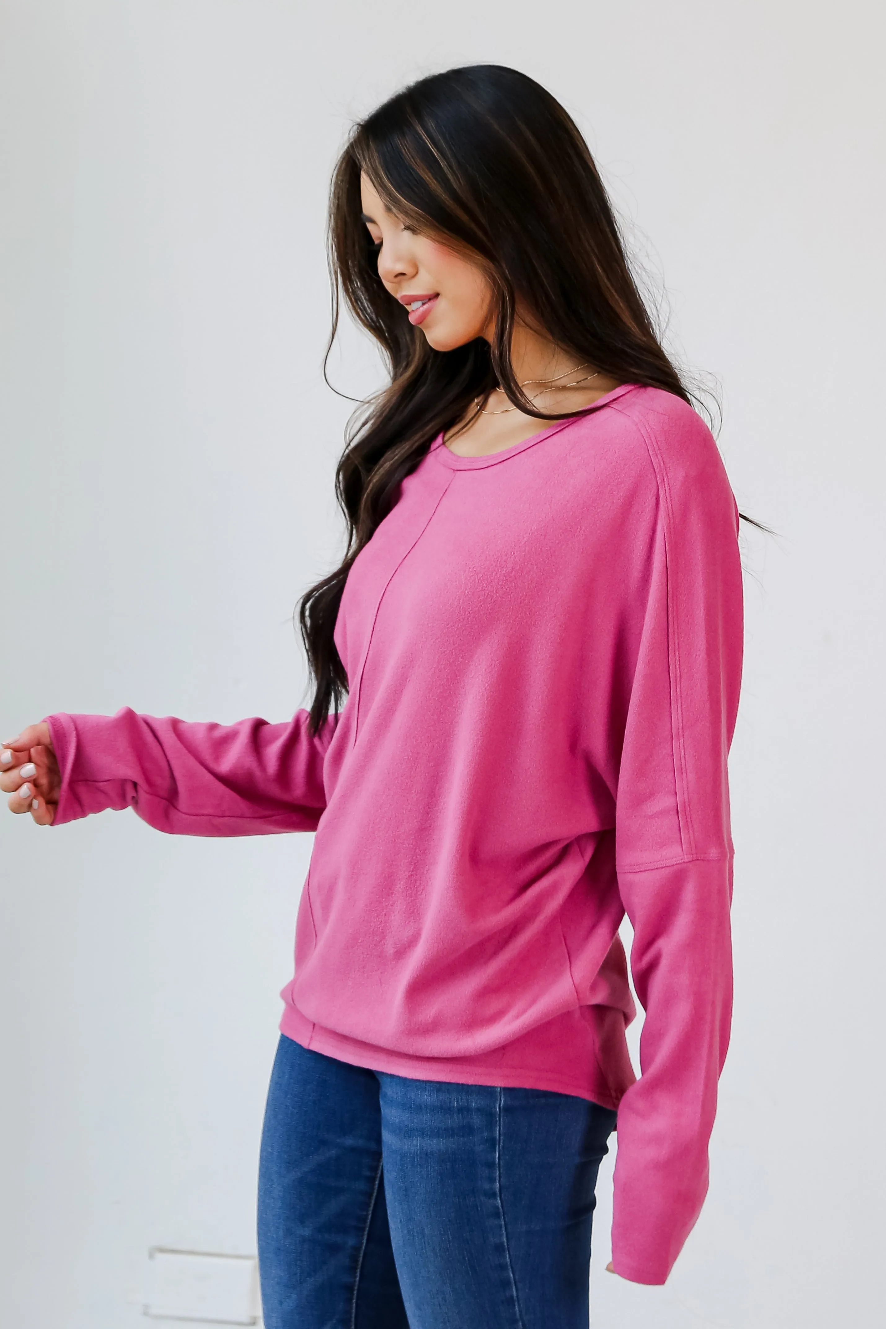 FINAL SALE - Lindsay Brushed Knit Top - DOORBUSTER