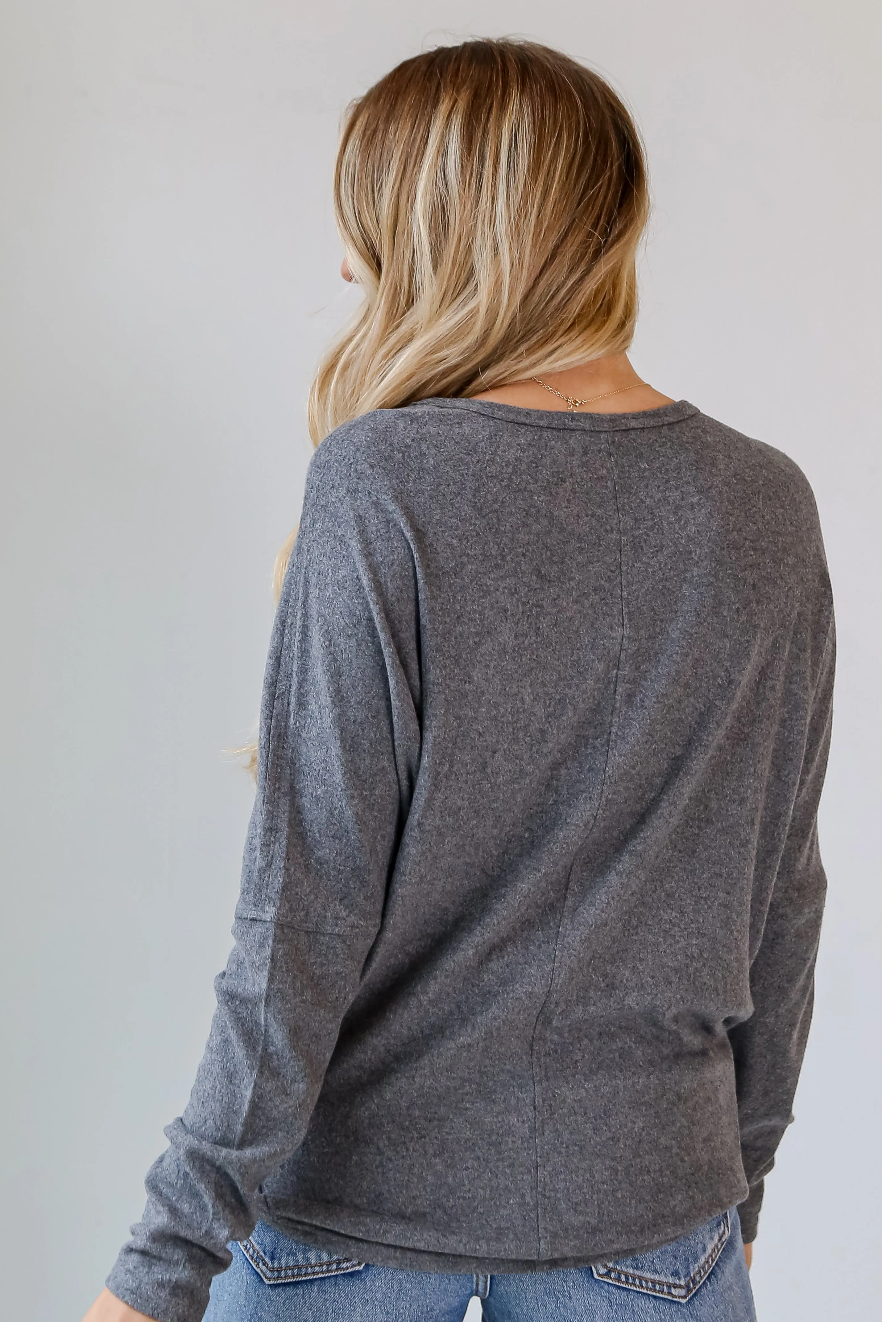 FINAL SALE - Lindsay Brushed Knit Top - DOORBUSTER