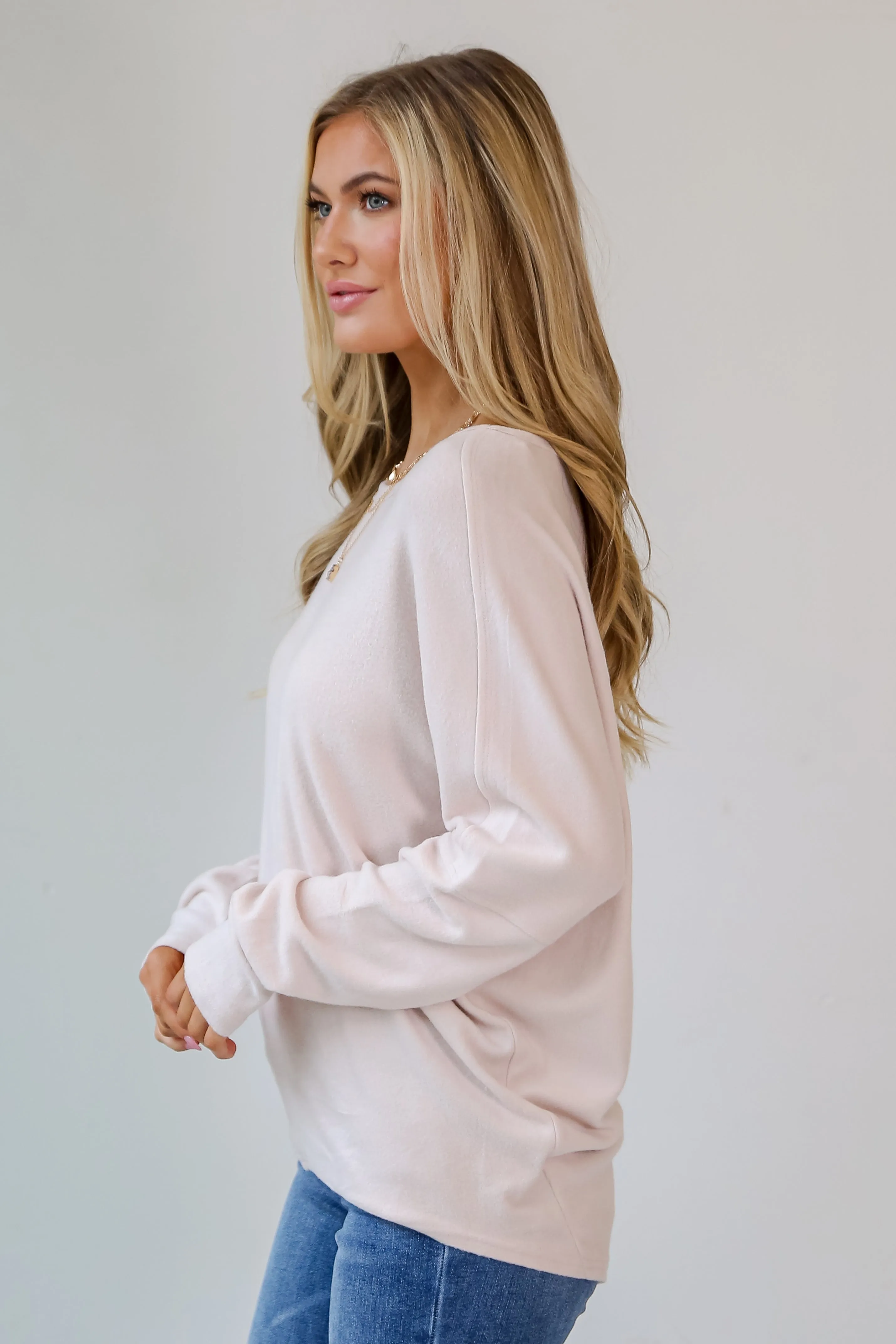 FINAL SALE - Lindsay Brushed Knit Top - DOORBUSTER