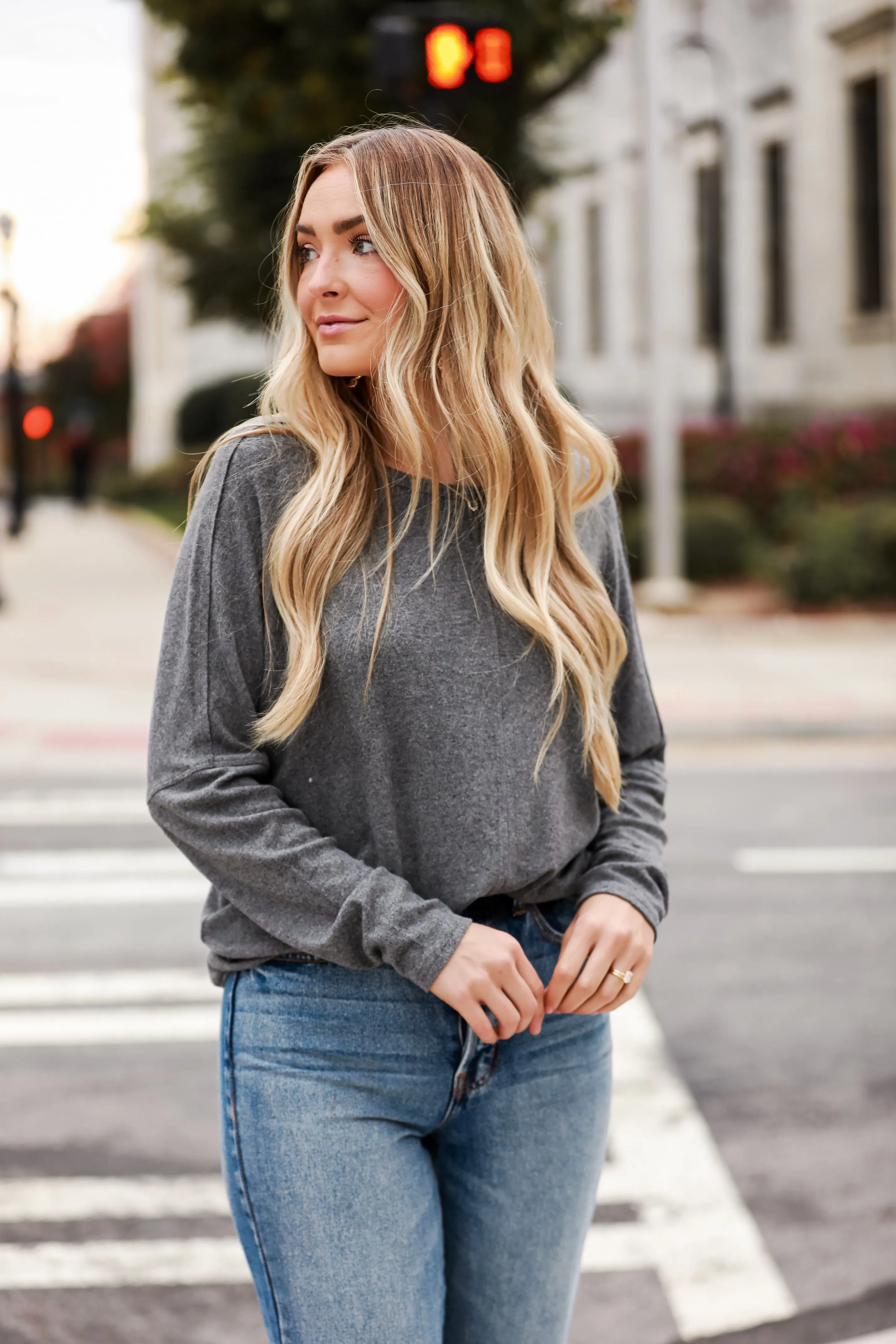 FINAL SALE - Lindsay Brushed Knit Top - DOORBUSTER