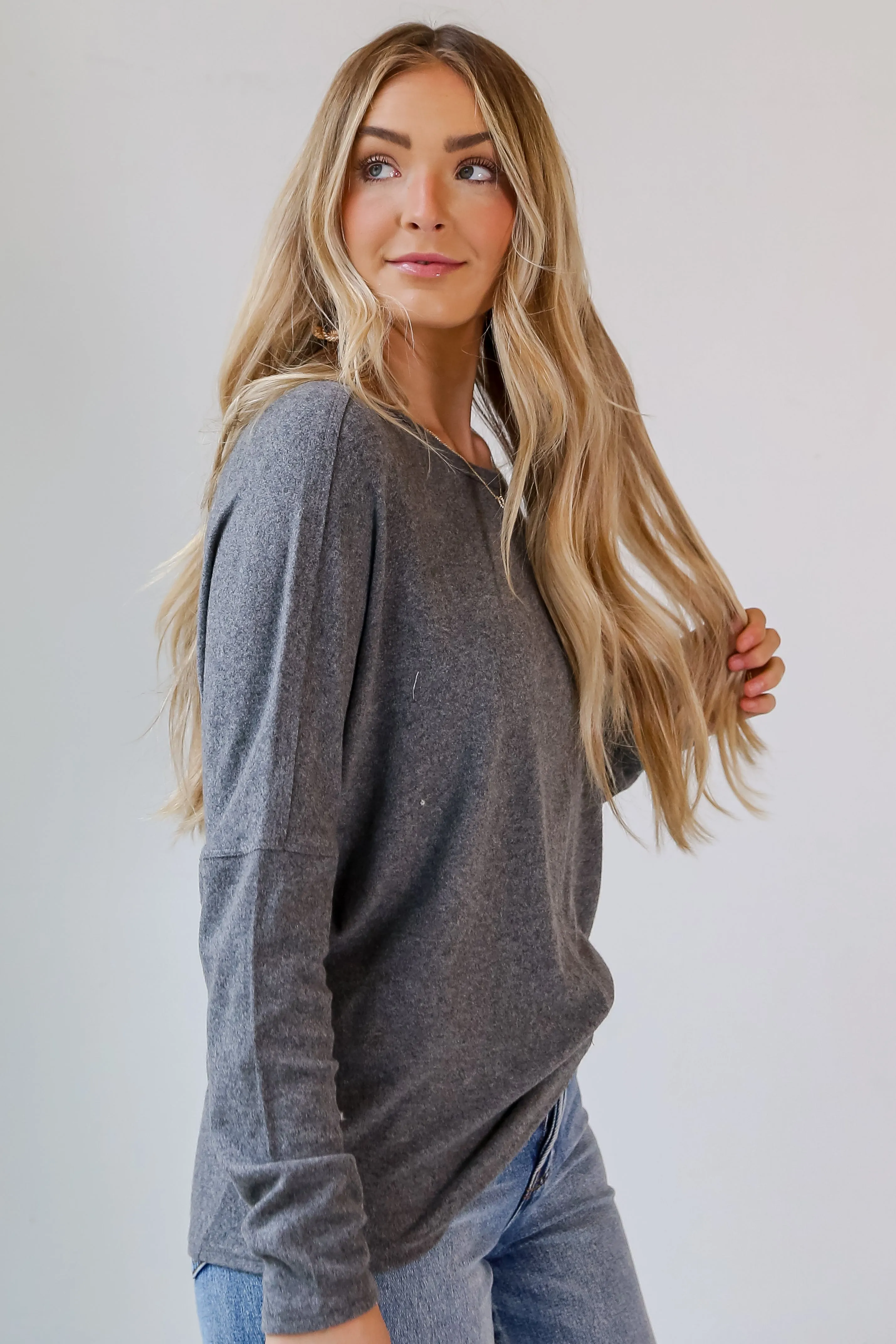 FINAL SALE - Lindsay Brushed Knit Top - DOORBUSTER