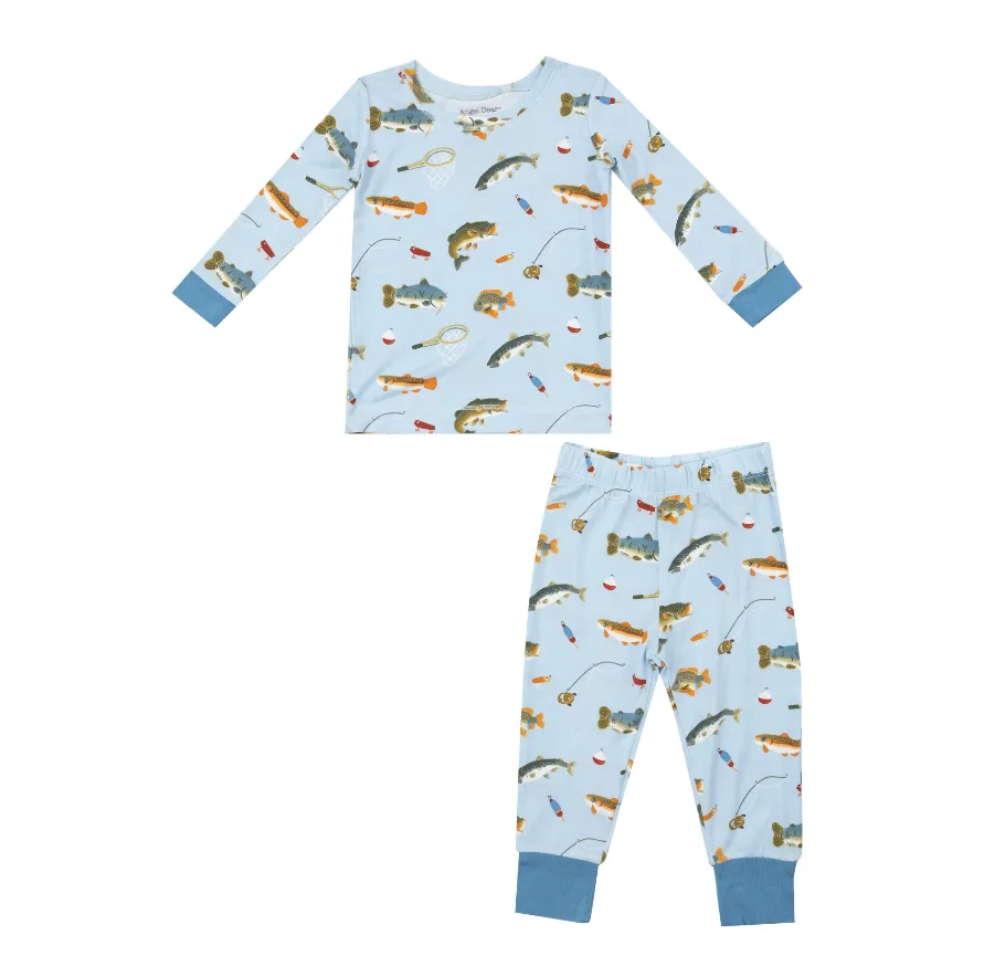 Fishing Long Sleeve Loungewear Set