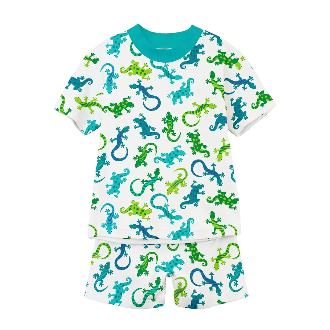 Gecko Print Short Pjs