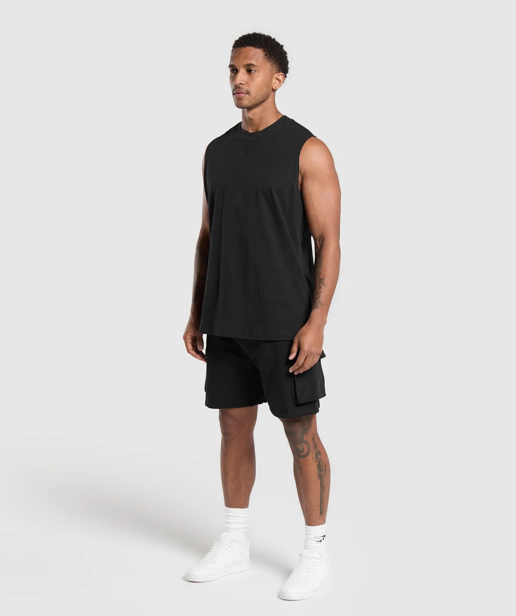 Gymshark Rest Day Essentials Tank - Black