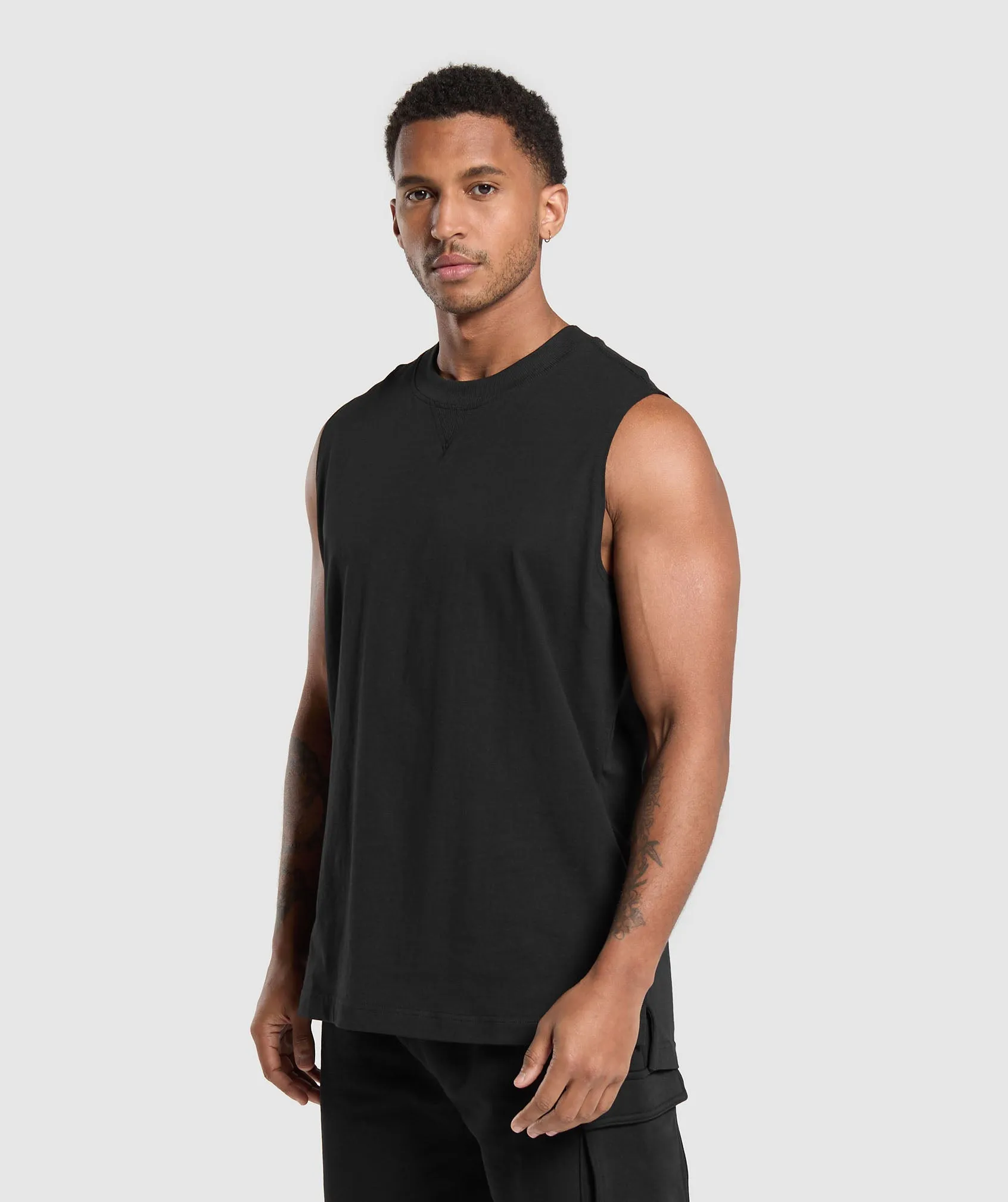 Gymshark Rest Day Essentials Tank - Black