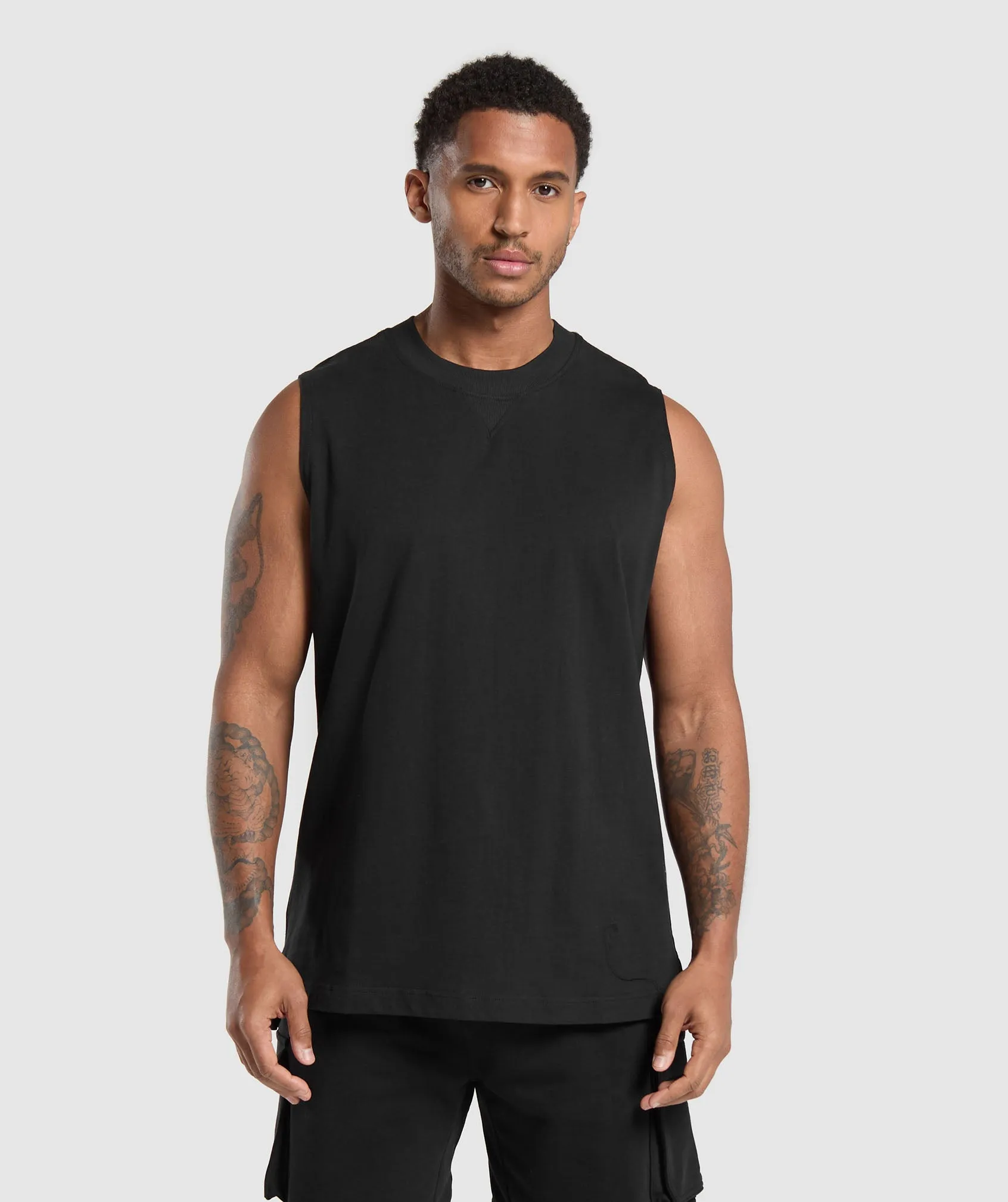 Gymshark Rest Day Essentials Tank - Black