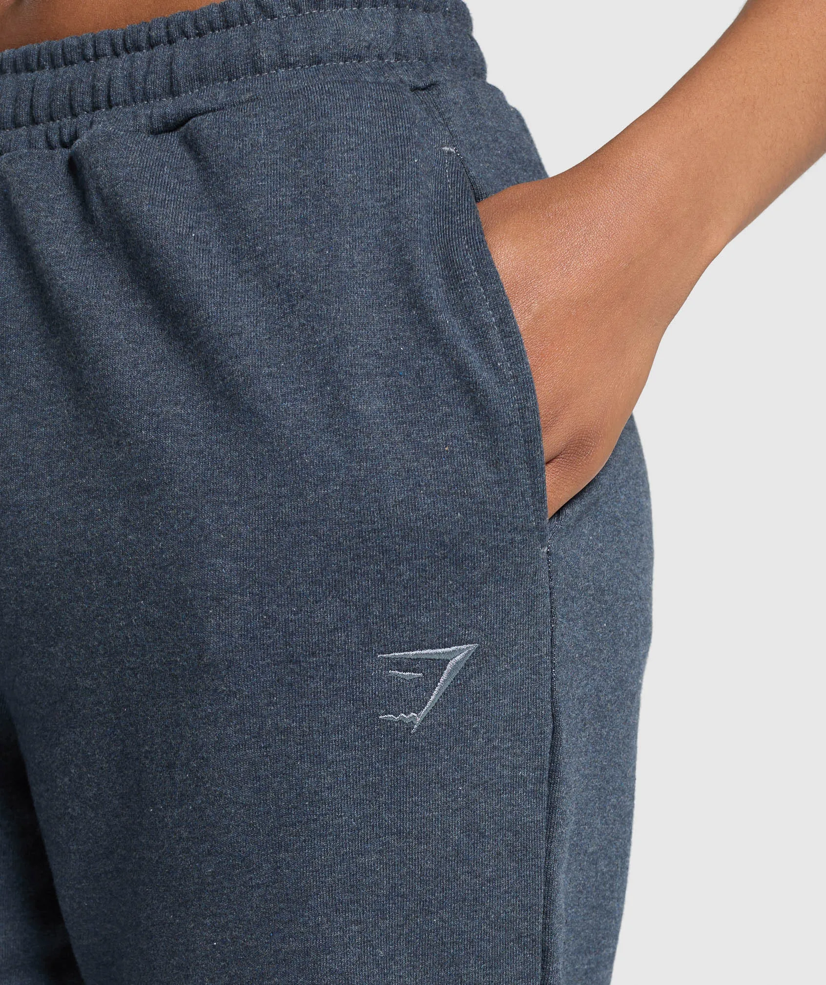 Gymshark Rest Day Sweats Joggers - Bros Indigo Blue Marl