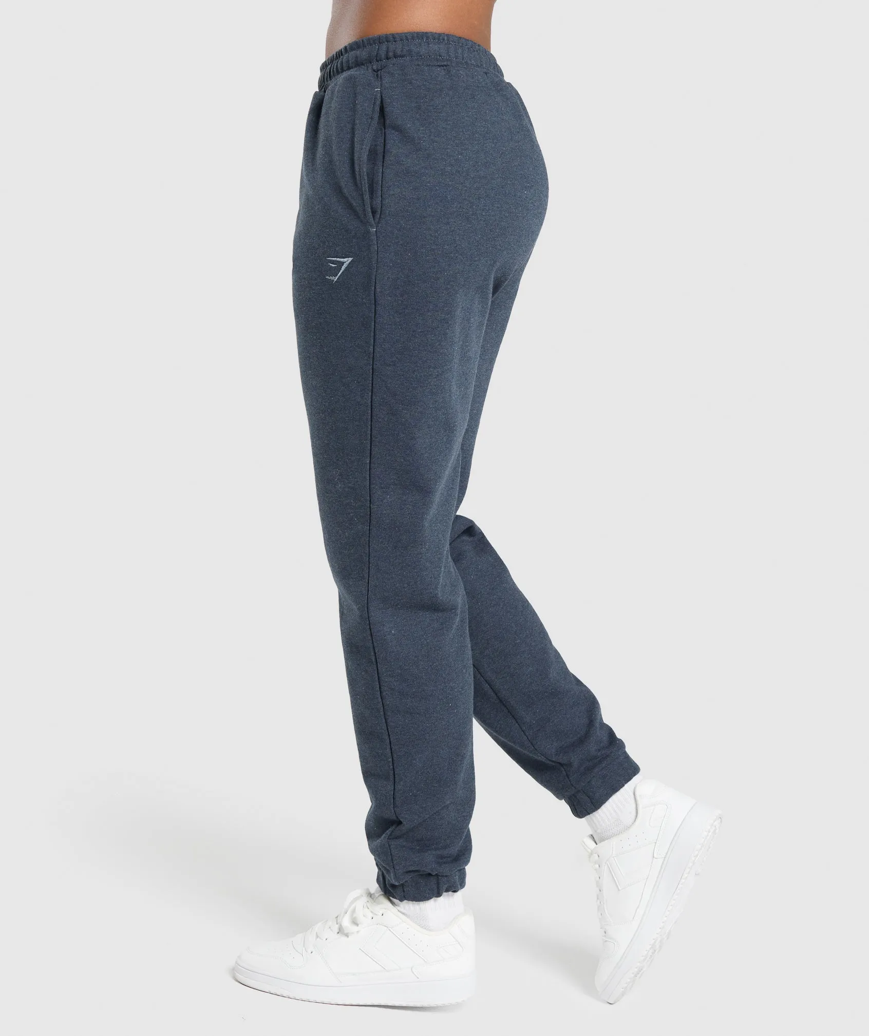 Gymshark Rest Day Sweats Joggers - Bros Indigo Blue Marl