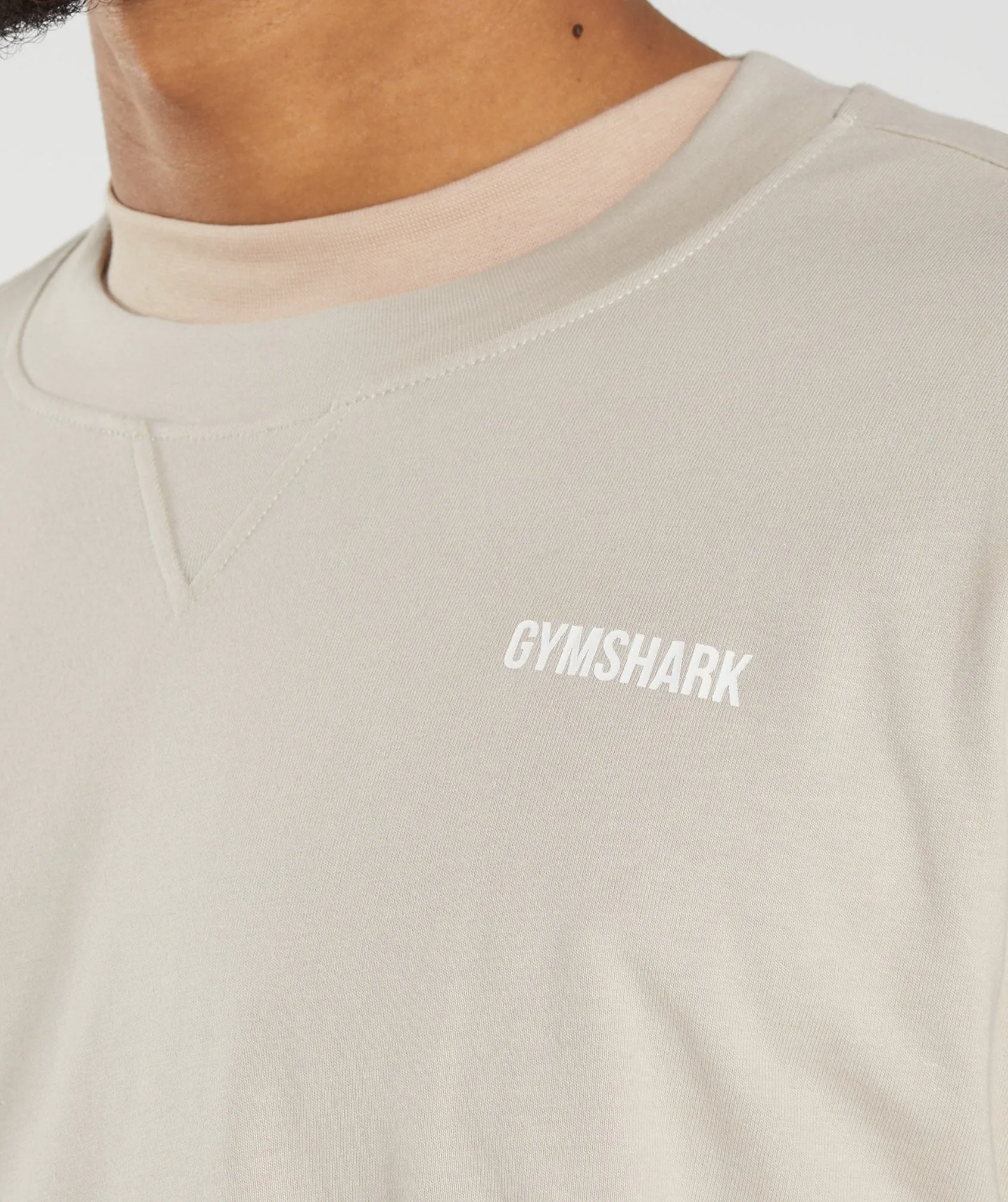 Gymshark Rest Day Sweats Long Sleeve T-Shirt - Pebble Grey