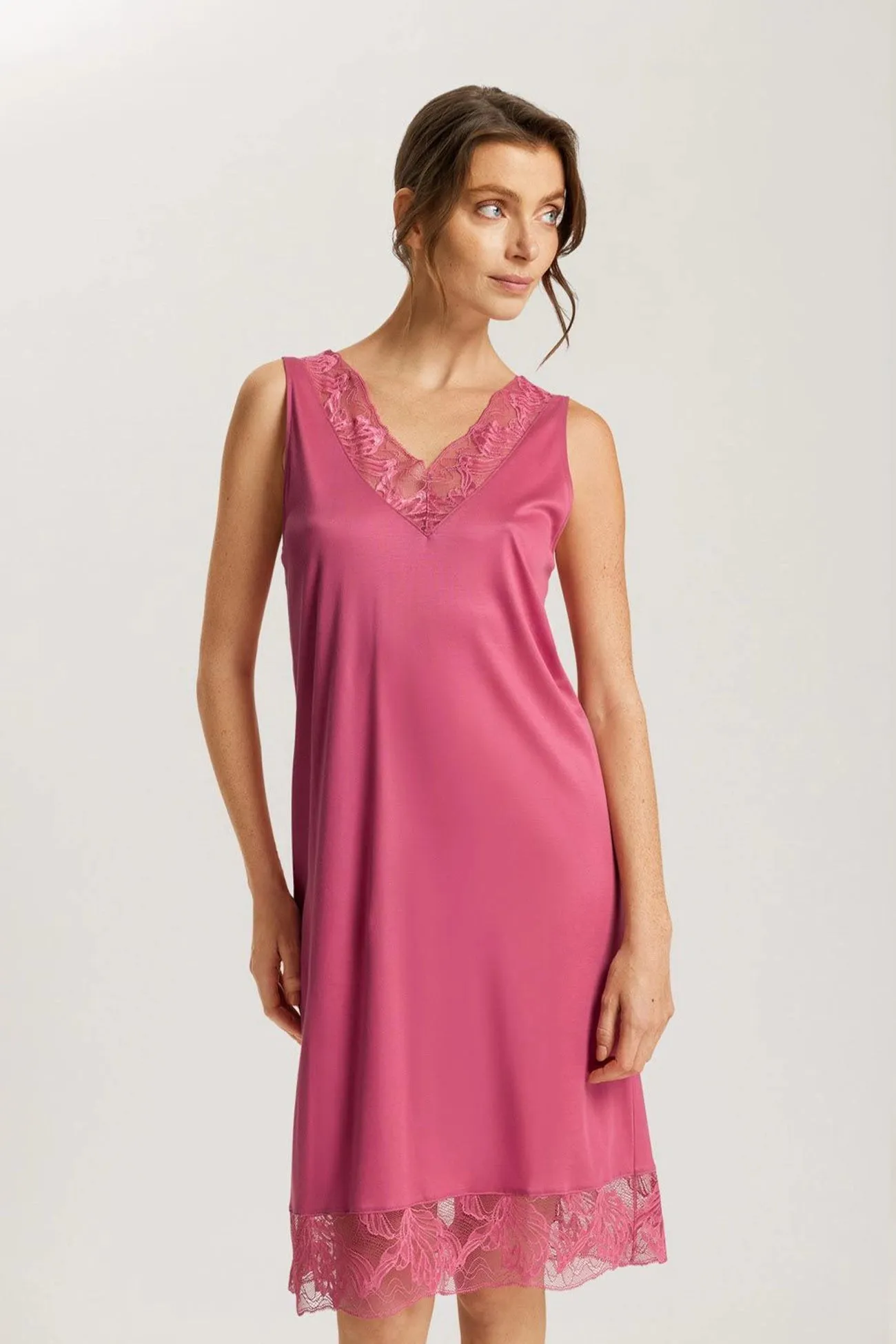 HANRO Eva NW Nightdress - Rose Wine