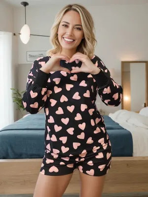 Hearts Loungewear Set