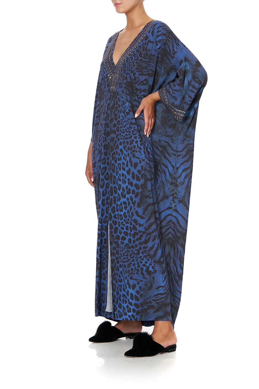 JERSEY V-NECK BATWING KAFTAN THE CATS MEOW