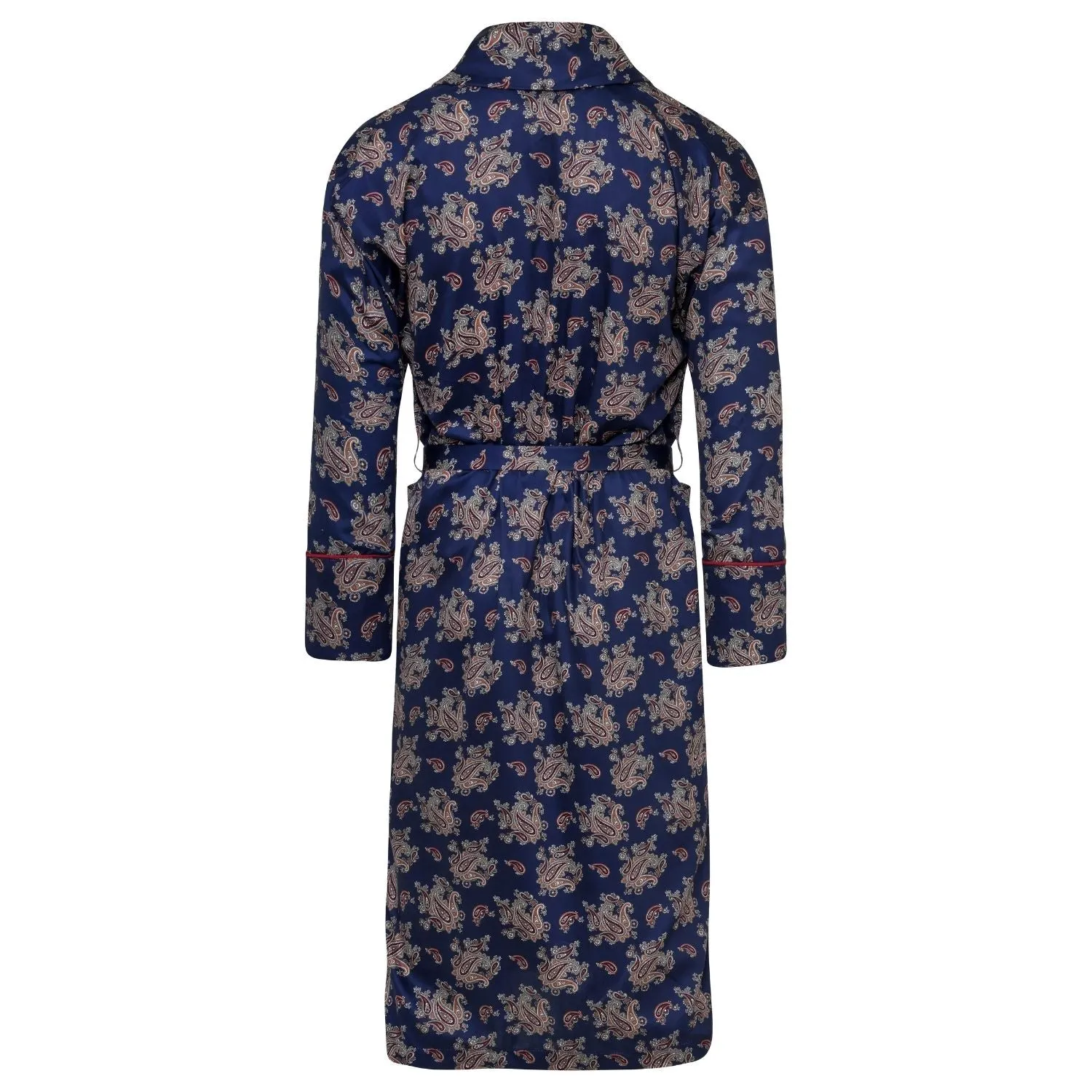 Lightweight Men's Dressing Gown - Gatsby Paisley Blue