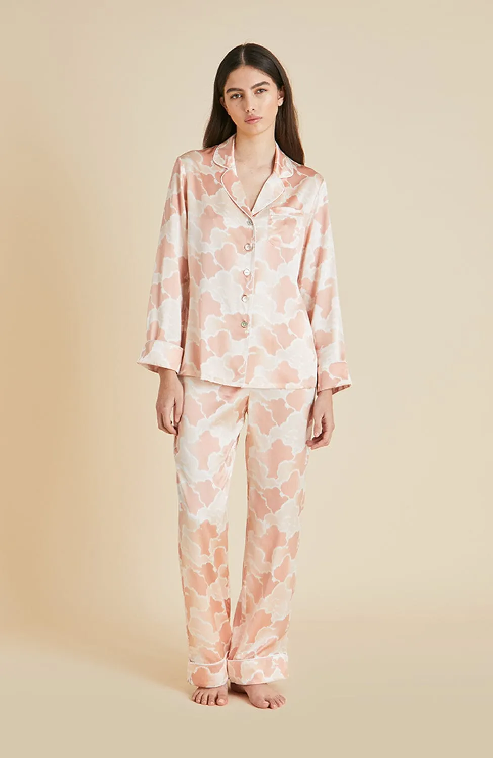 Lila Icarus Silk Pajama Set