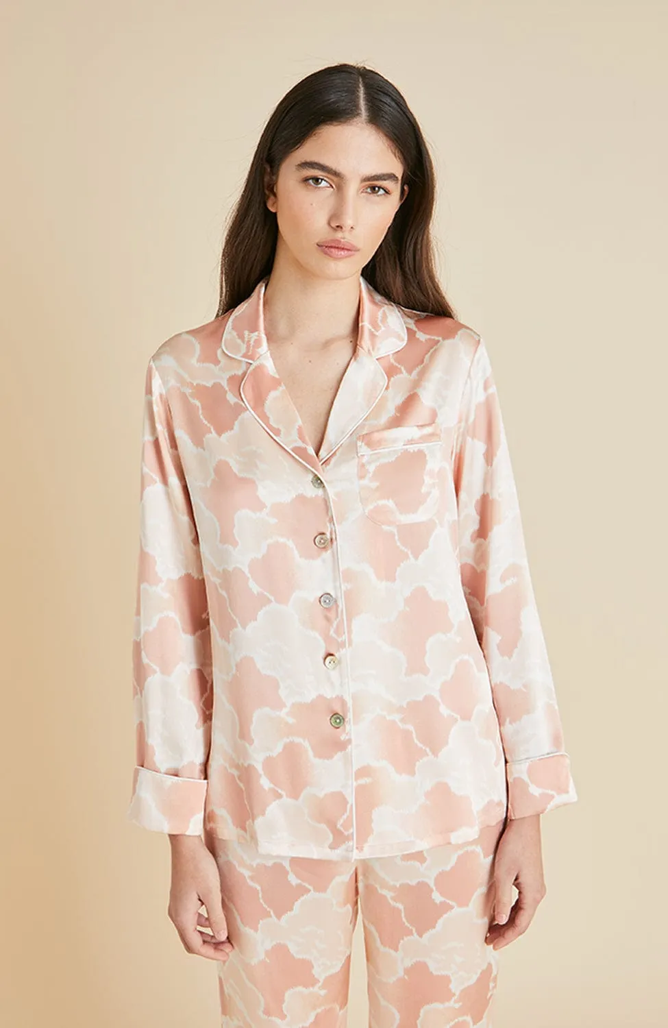 Lila Icarus Silk Pajama Set