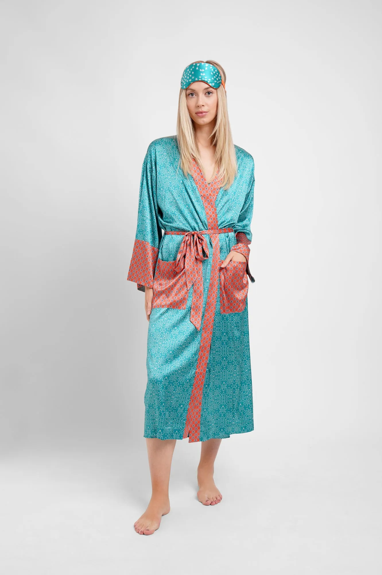 Long Robe / "Teal Stars"