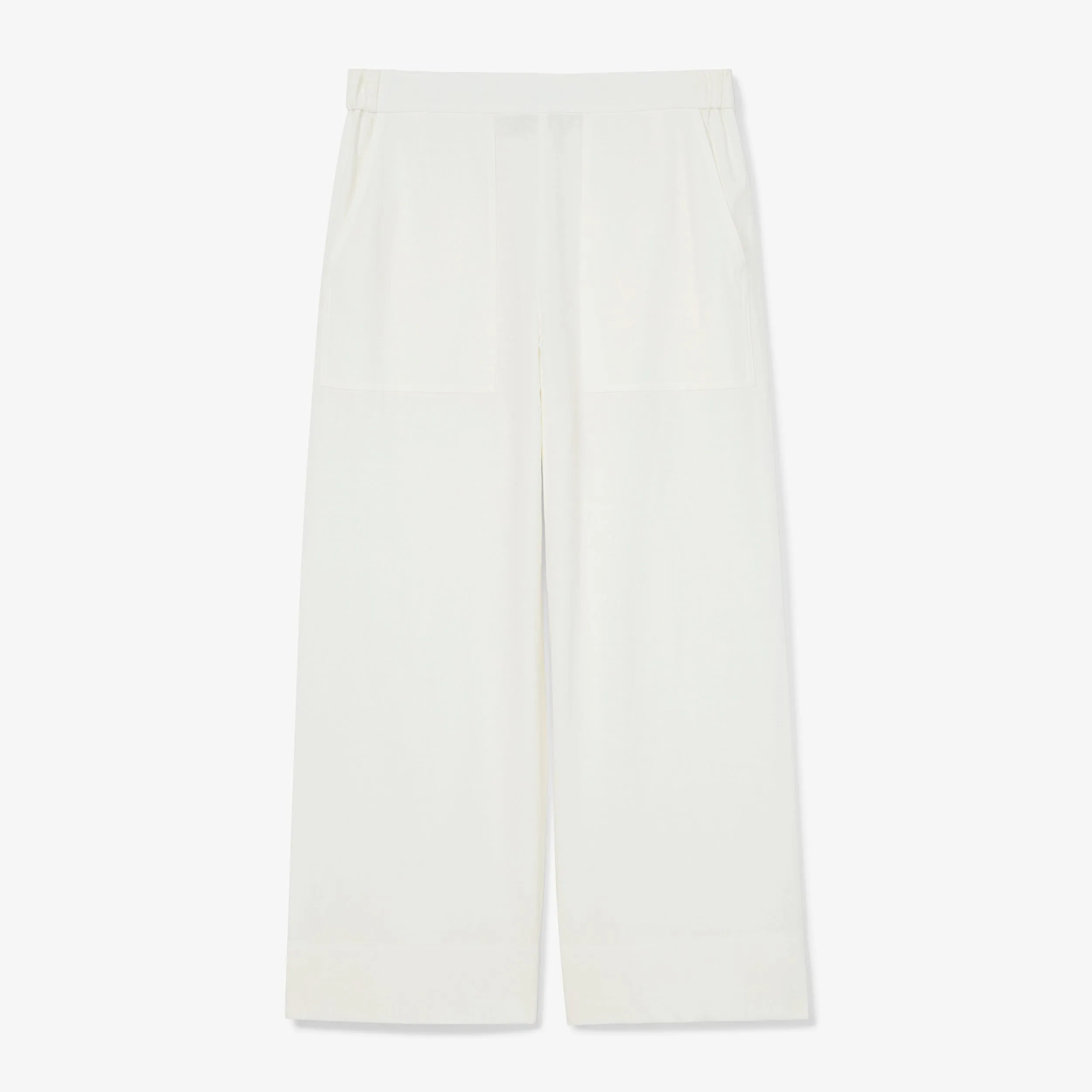 Madelyn Pant - Double-Faced Linen :: Ivory