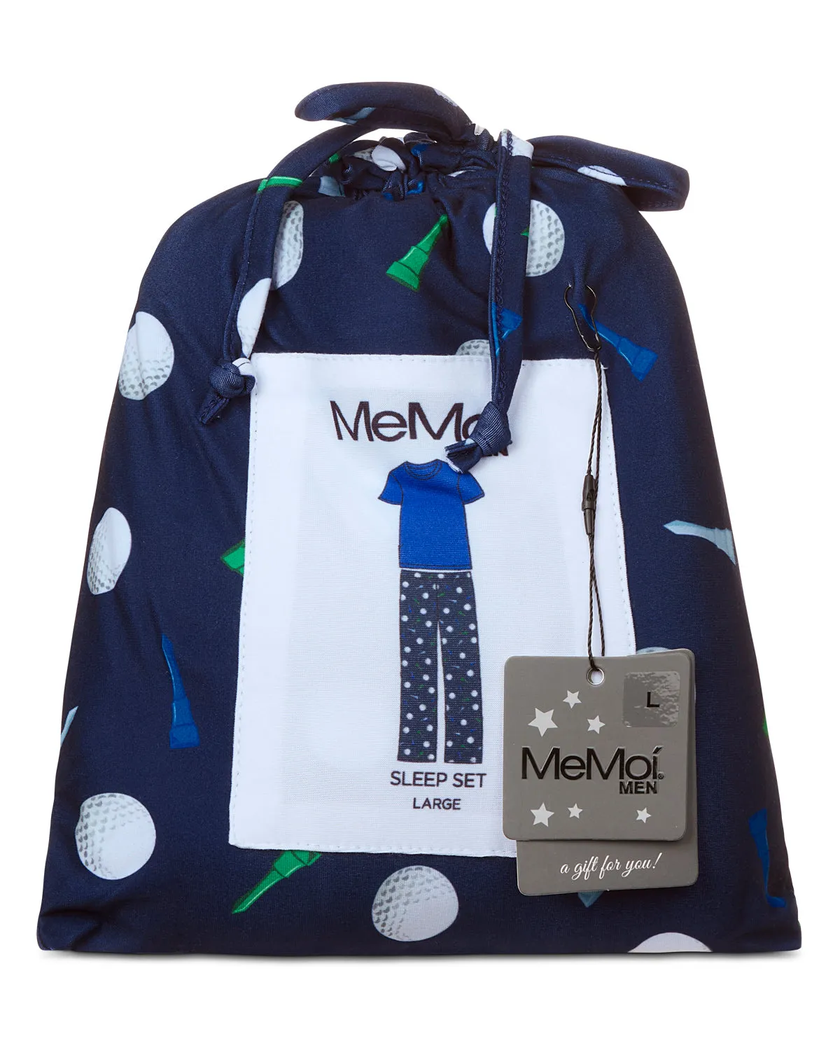 Men's Tee Time 2 Piece PJ Set In A Bag