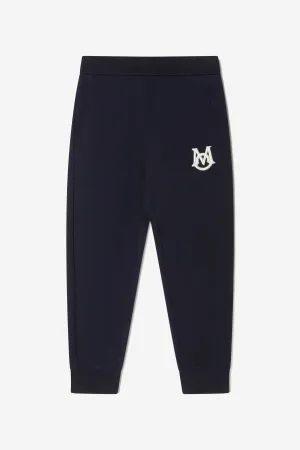 Moncler Enfant Boys Logo Joggers in Navy