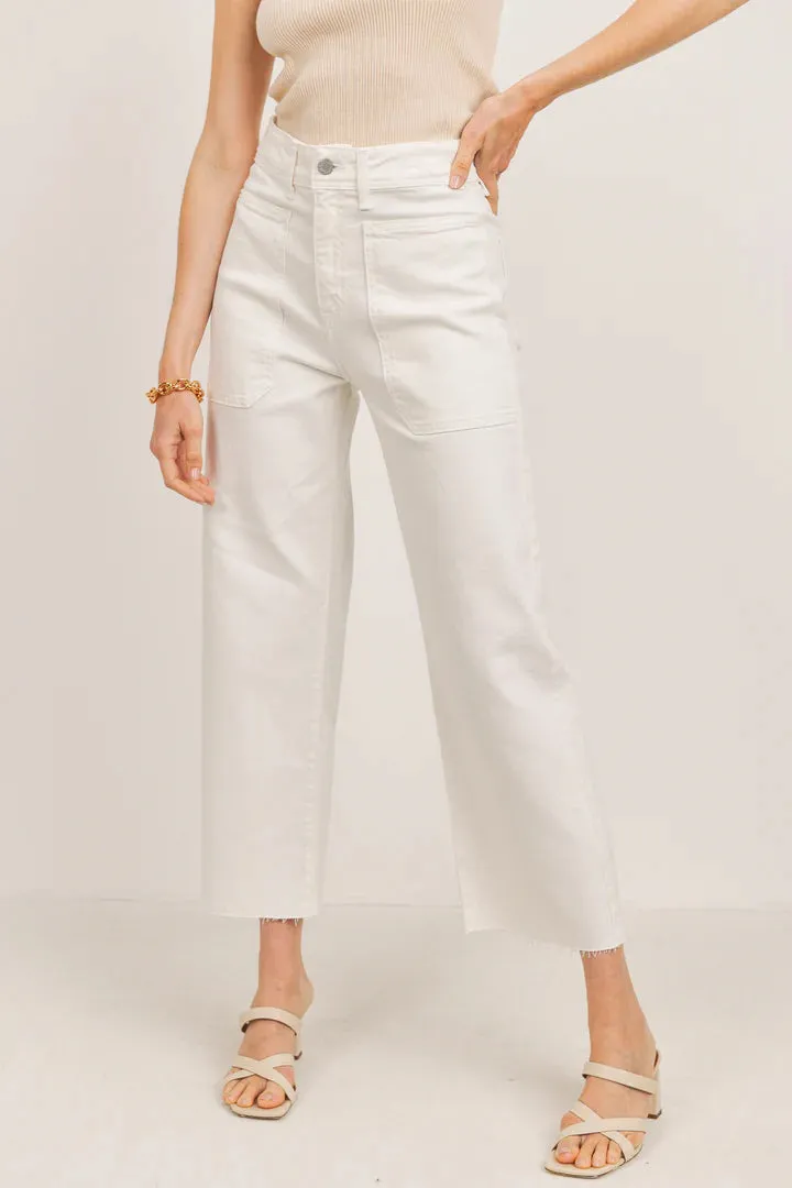 Nautical Wide Leg Pants