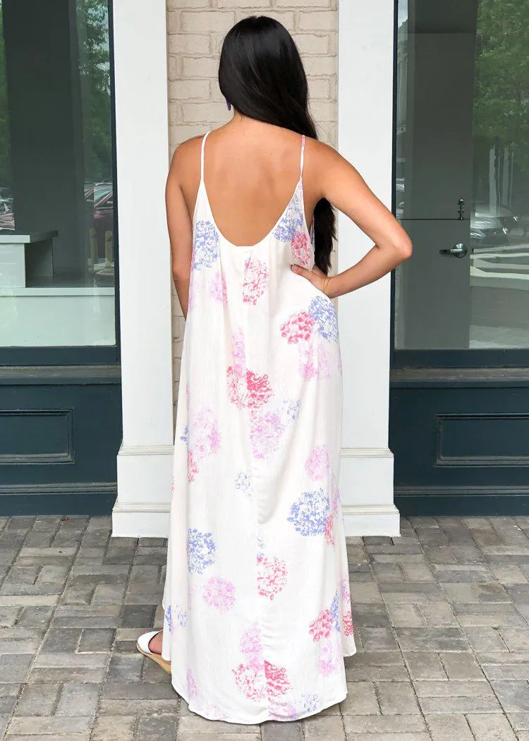 Neptune Hilo Floral Print Maxi Dress - Rose-***FINAL SALE***