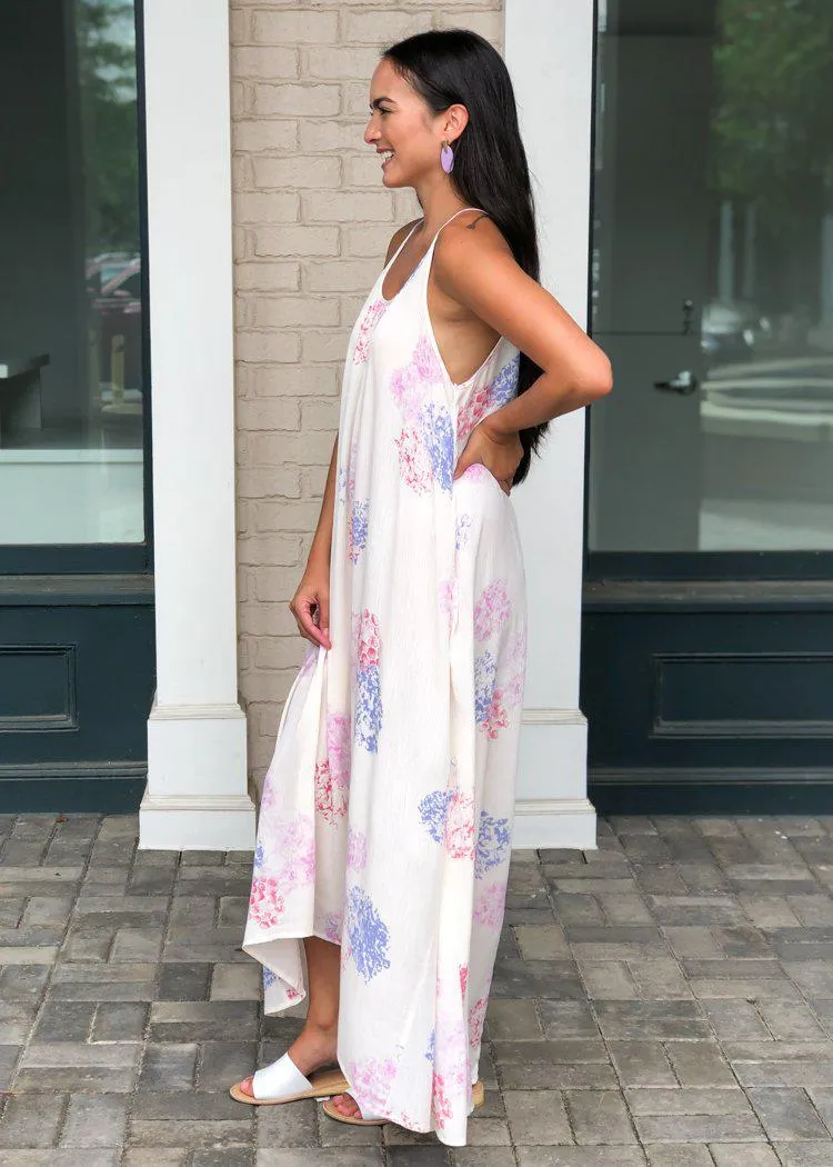 Neptune Hilo Floral Print Maxi Dress - Rose-***FINAL SALE***