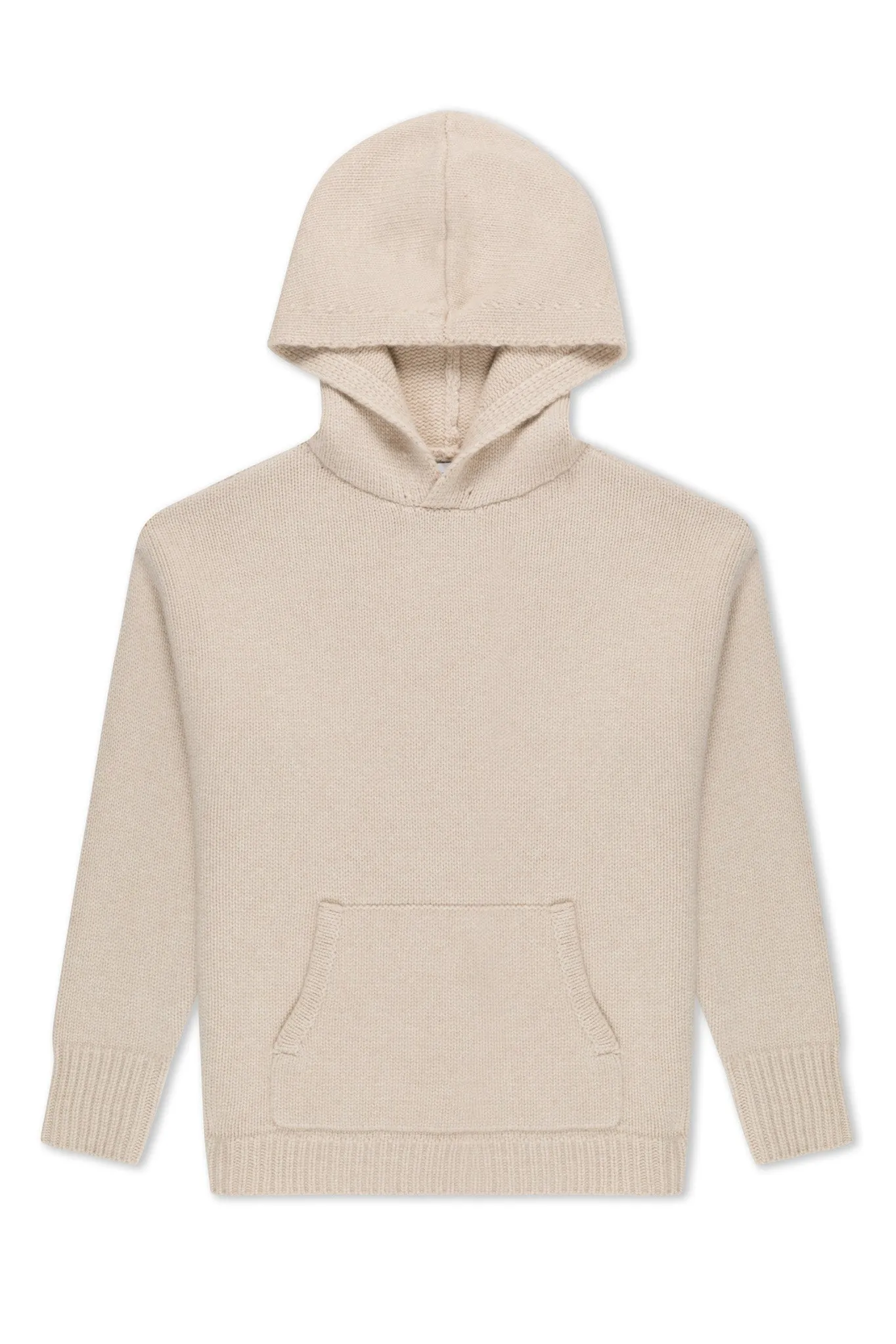 Oat Heavy Cashmere Oversized Hoodie