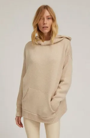 Oat Heavy Cashmere Oversized Hoodie