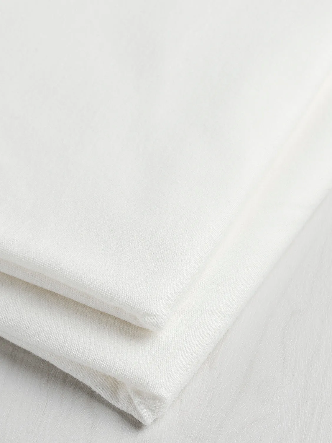 Organic Cotton Jersey Knit - Off White - Swatch