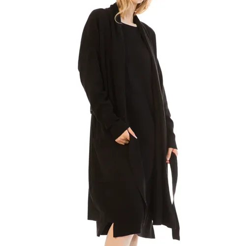 Paper Label Valencia Everyday Robe Coat Black