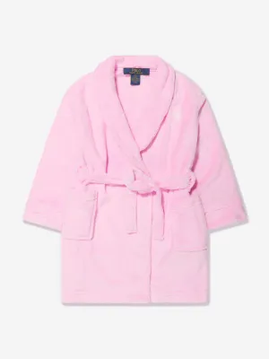 Ralph Lauren Girls Terry Robe in Pink