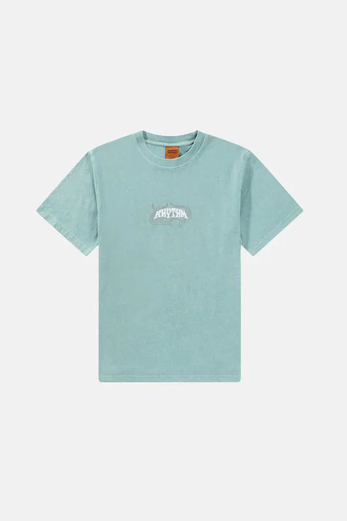 Rhythm - Dos Soles Vintage SS T-Shirt Green