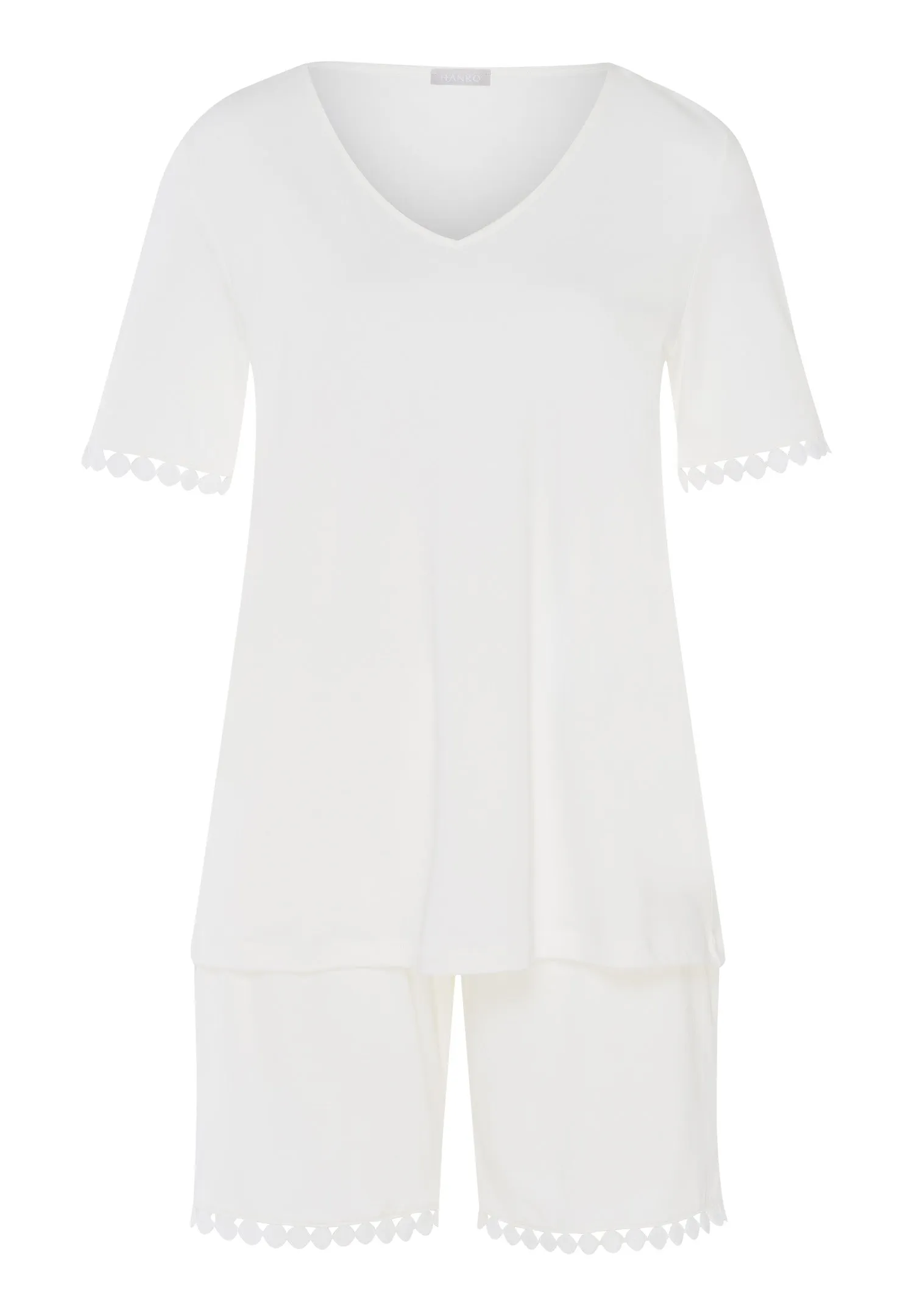 Rosa Embroidered Short Pajama Set | Off White 74935-102