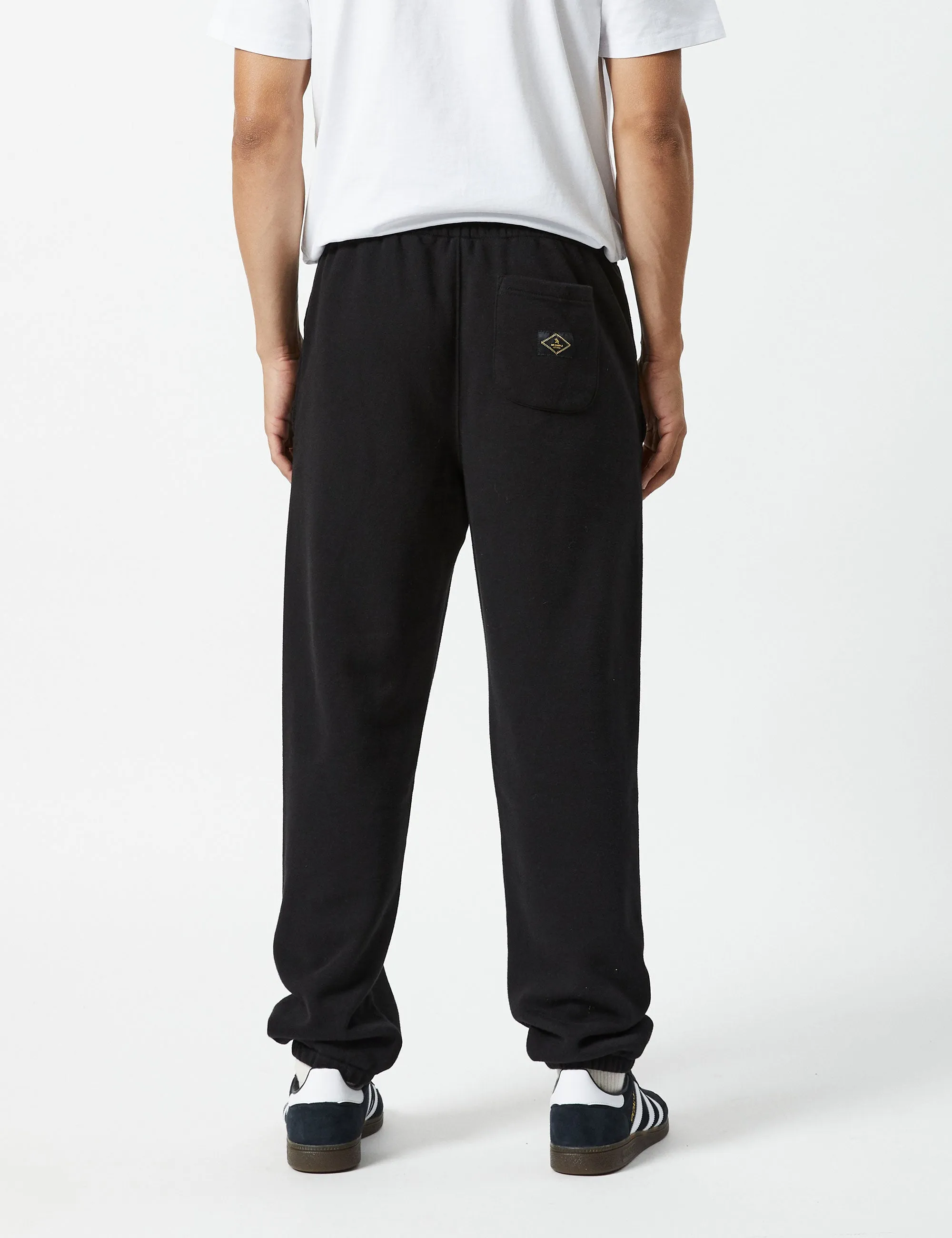 Simple Fleece Trackpant - Black