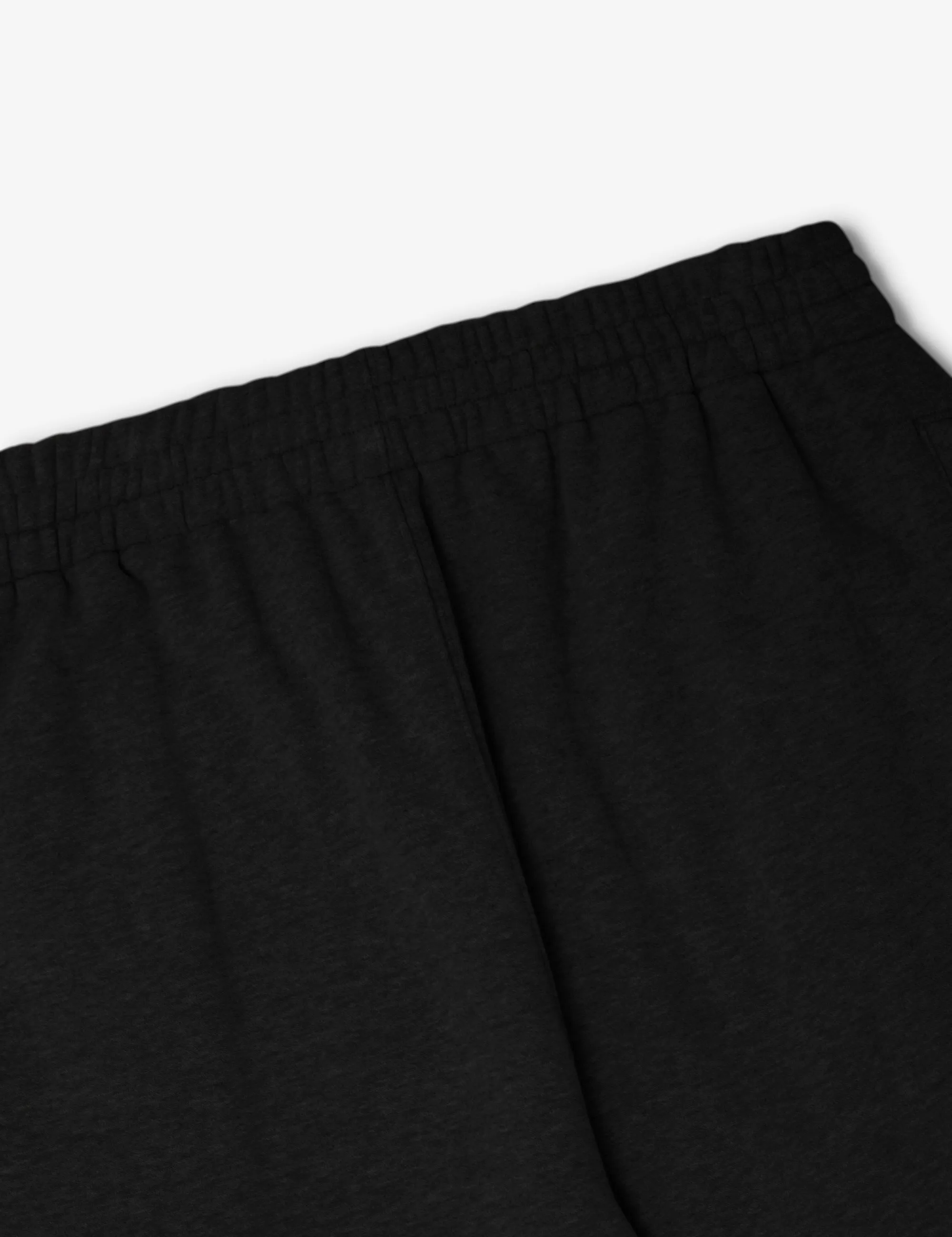 Simple Fleece Trackpant - Black