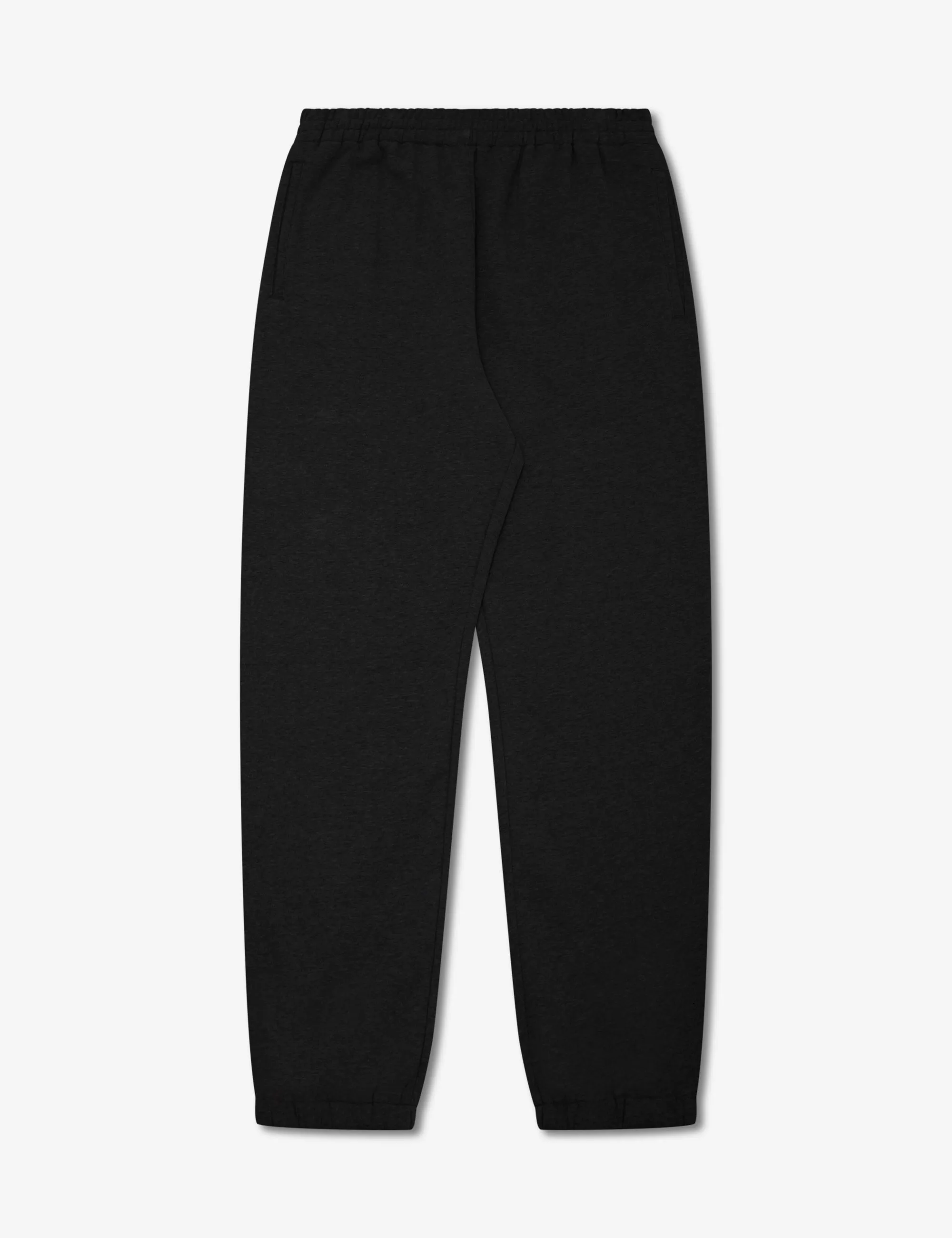 Simple Fleece Trackpant - Black