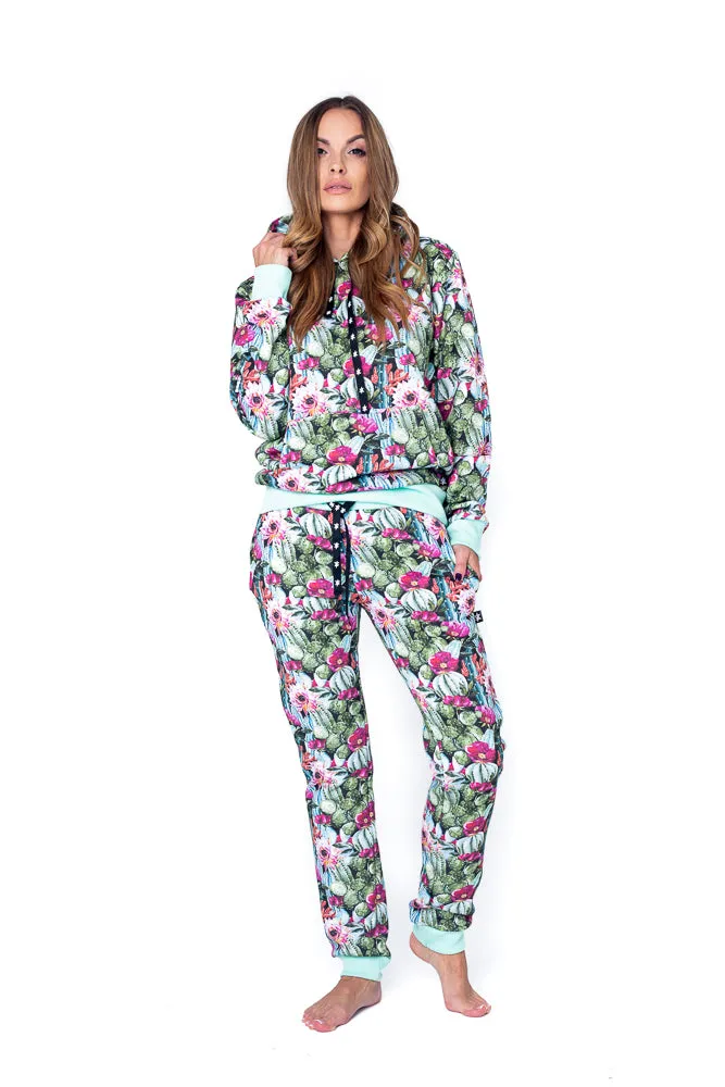 Sofa Killer cozy women lounge wear Cactus