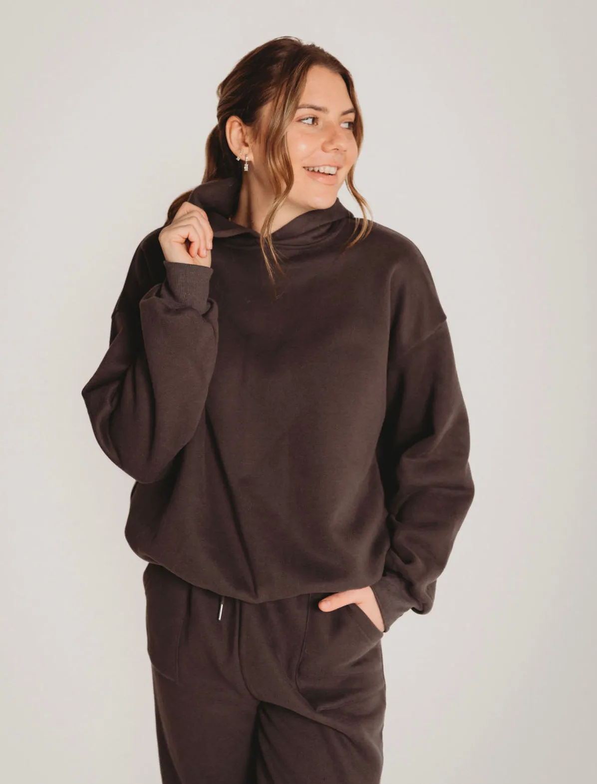 The Charcoal Two Piece Hoodie Set