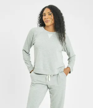 The Terry-Soft Sweatshirt: Heather Gray