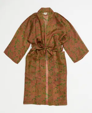 Vintage Silk Robe - No. 240606 - Small