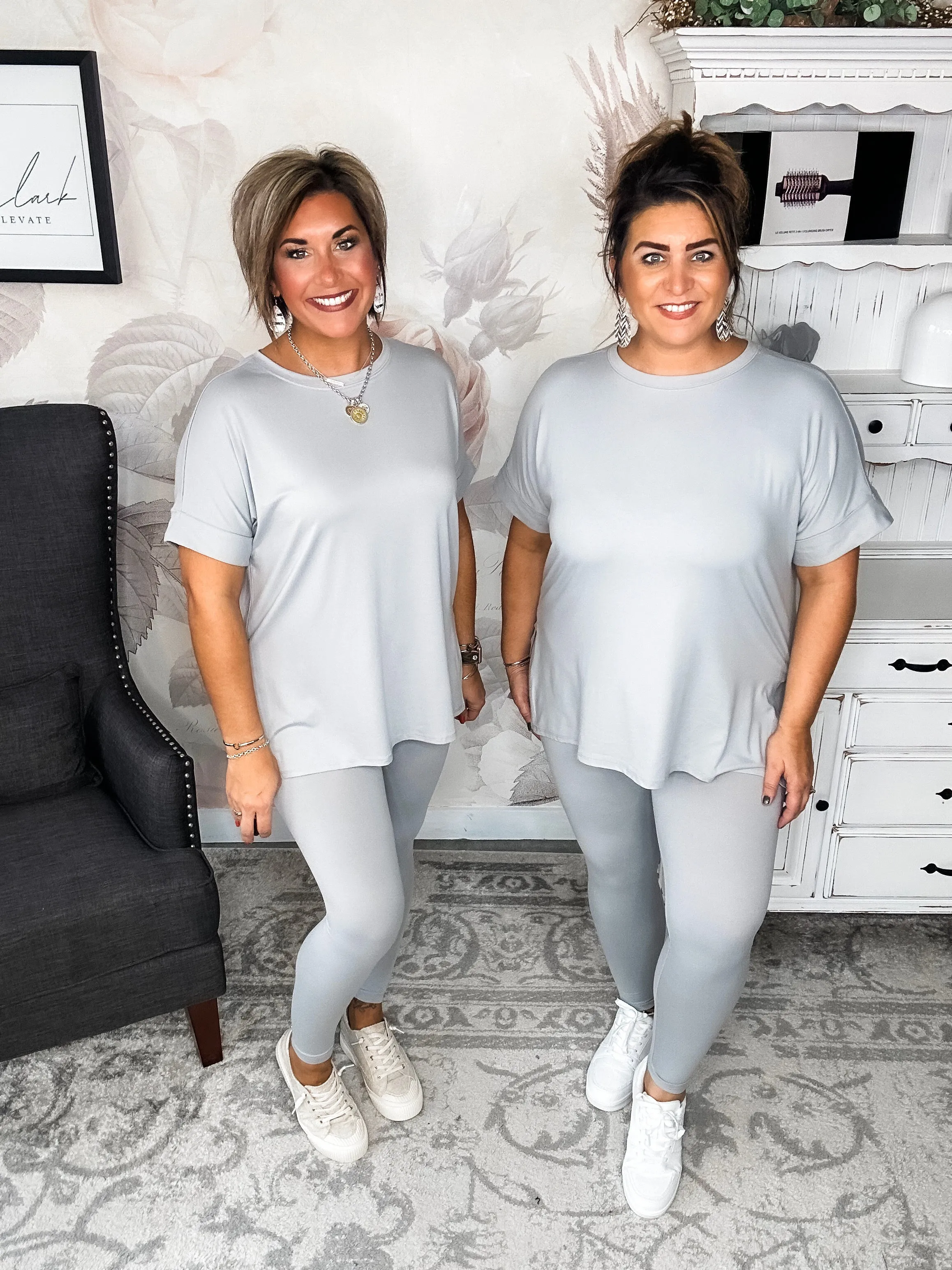 What You've Been Waiting For Loungewear Set - Light Grey