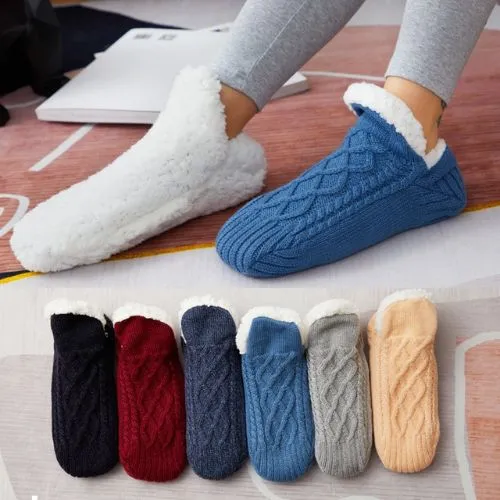 Winter Wool Socks Slippers