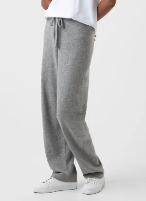 Women's Cashmere Lounge Pant in Grey Melange